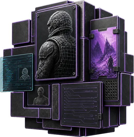 A collection of game art, design, and technology panels